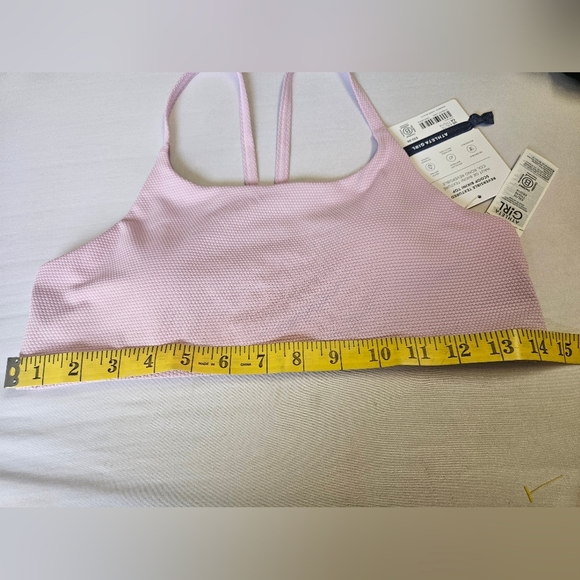 Athleta Girl- Bikini Top Girl's XXL/16 Lavender ,Reversible Quick Drying. NWT - Picture 4 of 9